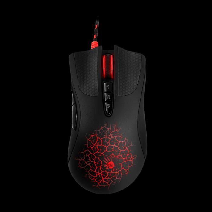 Souris - A4TECH - BLOODY Blazing A90A - 6200 dpi - 8 boutons programmables - Filaire