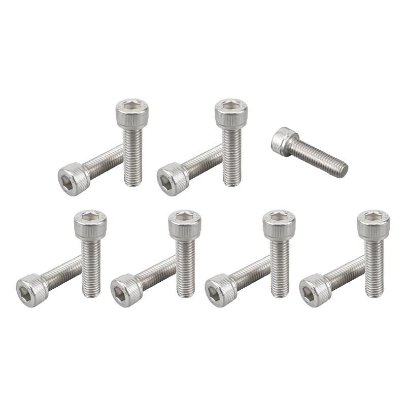 For GM LS Stainless Steel Oil Pan Bolt Kit Set, for LSX LS2 LS3 LS6 LS7 4.8 5.3 6.0 6.2L, for LM7 LR4 LQ4 LS6 L59 LQ9 LM4 L33