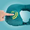 Flocking Inflatable Neck Pillow Portable Pillow Can Be Stored Self Filled Suitable For Outdoor Travel Camping Hiking