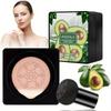 Avocado BB Cream Mushroom Head Air Cushion BB Cream Foundation CC Cream Long Lasting Brighten Concealer Natural Nude Makeup Coverage Primer