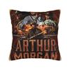 Decorative Pillow Cover Arthur Morgan Merch Home  Pillow Case Cover Zippered MultiSize