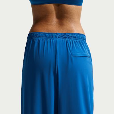 Women's Pants Nike X Skims Quick-Dry Pants Women's Blue Straight Fit Pants