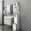 Multifunction 5‑Layer Vertical Storage Rack Shelf Cabinet Organizer for Bathroom Kitchen