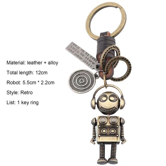 Подвеска-брелок, изысканная работа, робот-астронавт, винтажный стиль, персонализированный ретро-декор, брелок-подвеска, декор для ключей
