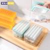 New Usage Roller Type Soap Dish Holder For Bathroom Toliet Soap Box Plastic Storage Container With Drain Water Bathroom Gadgets