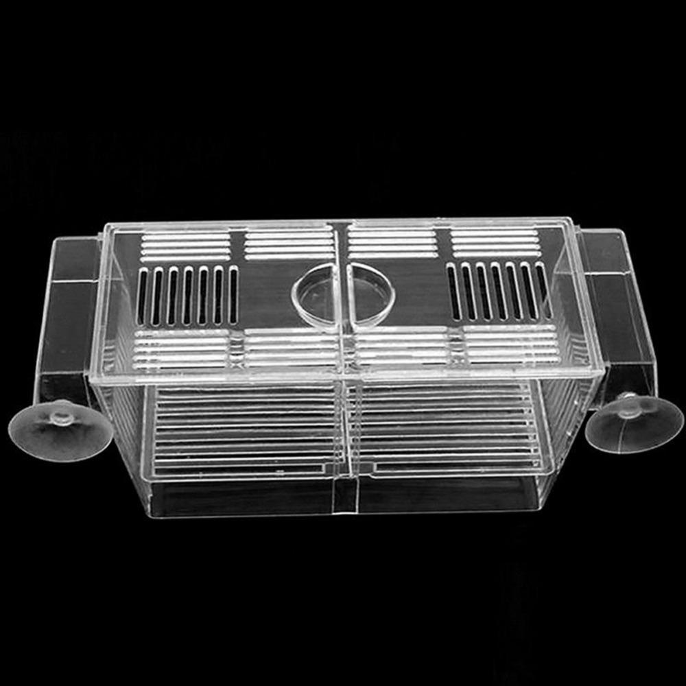 with Suction Cups Aquarium Breeder Box Fish Isolation Box Fish Baby Hatchery Fish Breeding Box