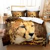 Animal Leopard Bedding Sets Quilt Bed Cover Comforter Duvet Cover Pillow Case 2-3 Pieces Sets Kids Adult Bedroom Decoration