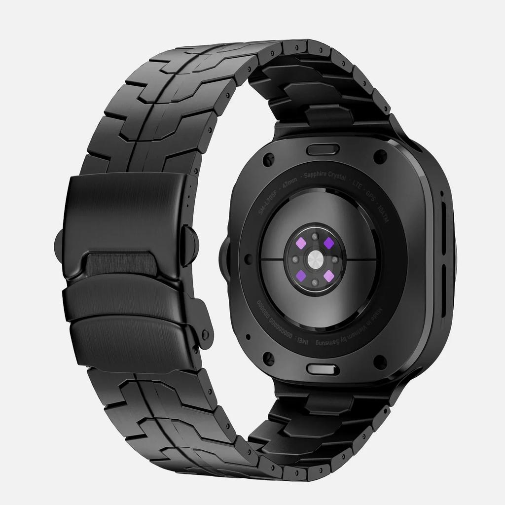 Титановый ремешок без зазоров для Samsung Galaxy Watch Ultra 2025 47 мм Металлический браслет Correa для Galaxy Watch 8-7 Ultra 47 мм