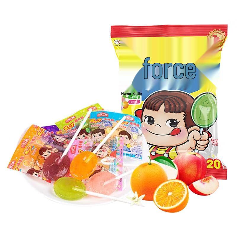 Fujiya Assorted Fruit Lollipops, 125g