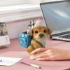 Hand-painted Dog Pen Holder Cute Desktop Storage Rack Lucky Dog Ornaments  Birthday Gift