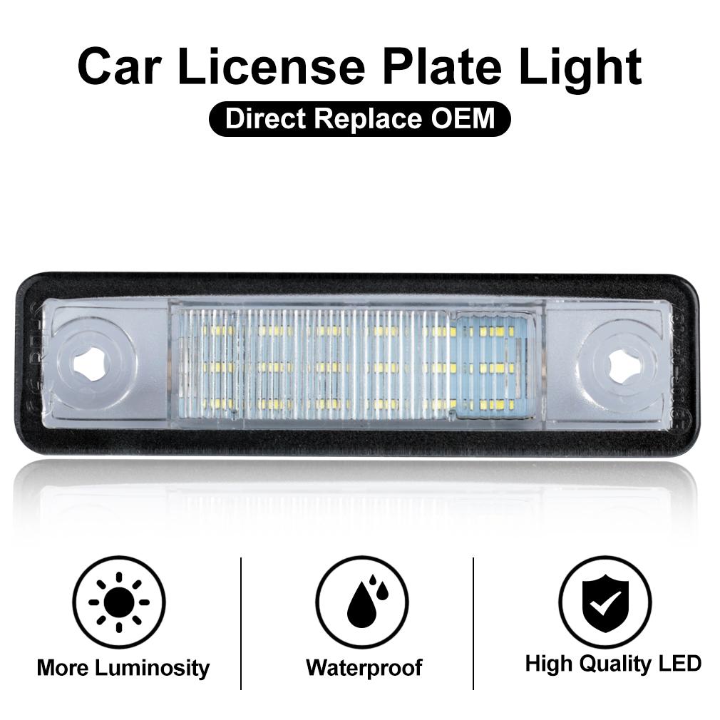 2Pcs 18 LED Car Number License Plate Light Lamp For Opel Astra F Hatchback Convertible Corsa B Vectra B Hatchback Agila Classic
