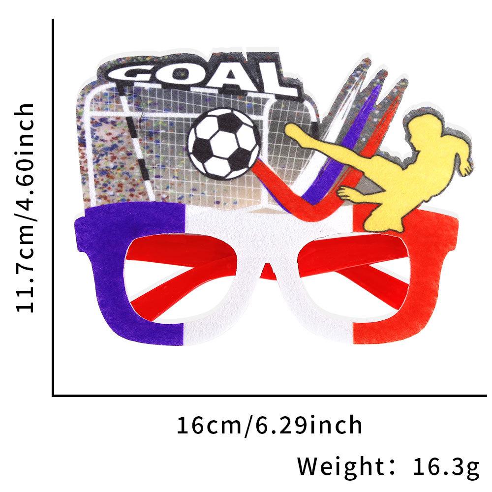2026 World Cup Cheering Props Soccer Theme Glasses 24 Teams Fan Supplies Photo Frame Glasses Creative Party Decor