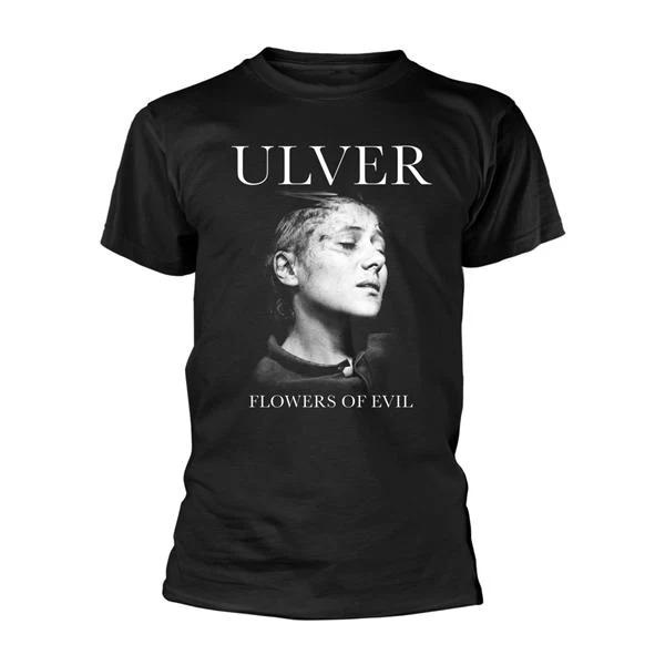 Хлопковая футболка Ulver Flowers of Evil Print ExperiUnisextal Rock Streetwear Унисекс с круглым вырезом с коротким рукавом