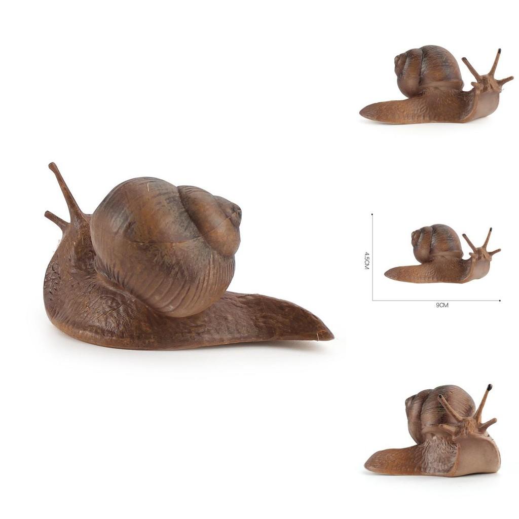 ПВХ Улитка Садовое Украшение Реалистичная Статичная Модель Животного Для Ландшафтного Дизайна Газона
