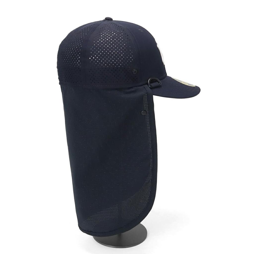 New Era MLB Yoshida Brothers Collaboration Angler Sunshade Outdoor NY 7 LP5950RS NEYYAN YOSHIDA NER36O6226 Cap, Navy, 1/2 OD, PP, NVY, 14474868,