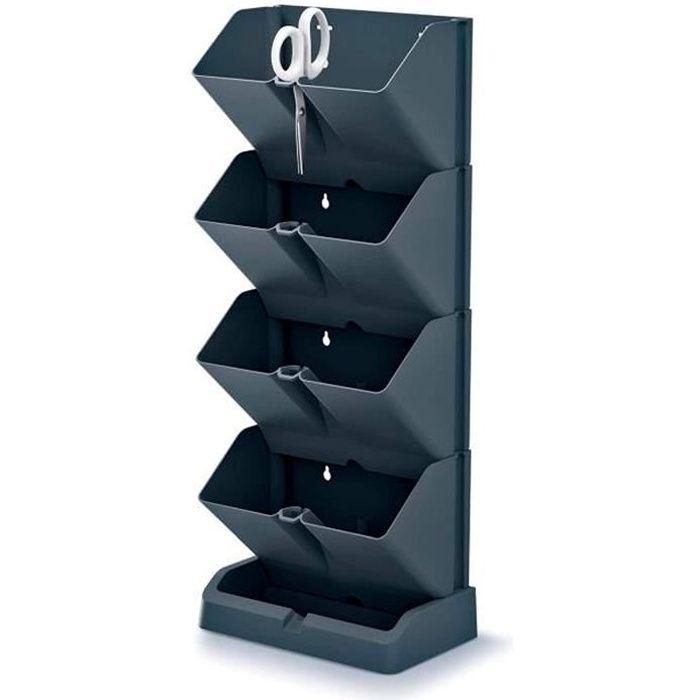 Jardin vertical Mini Cascade anthracite avec Ciseaux pour herbes Prosperplast