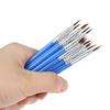 10pcs/set DIY Accessory Artist Tool Drawing Watercolor Oil Painting Brushes Nylon hair hook line pen