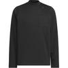 Wz Rou Ls Tee Soft Skin Sports Casual Long Sleeve T-Shirt Men Tops Black JL9357