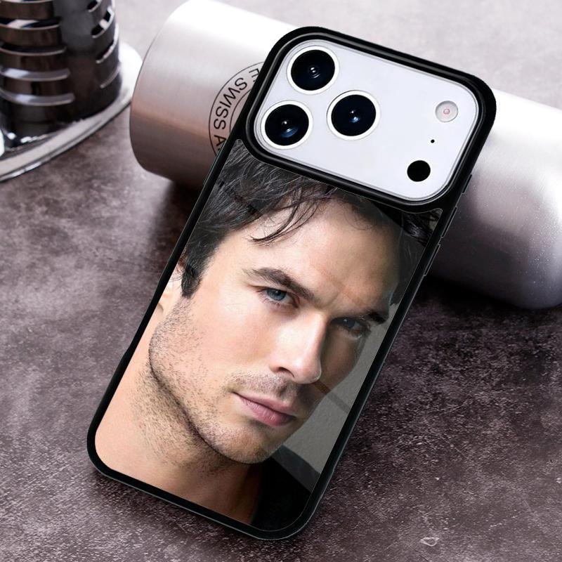Чехол для телефона Ian Somerhalder Дневники вампира Damon для iPhone 17 16 15 Pro Max Air 14 13 12 11 Plus Ударопрочный чехол