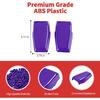 Rear Tail Window Hinge Decorative Cover Trim Compatible With 2007-2018 Jeep Wrangler JK JKU Exterior Accessories (Purple)