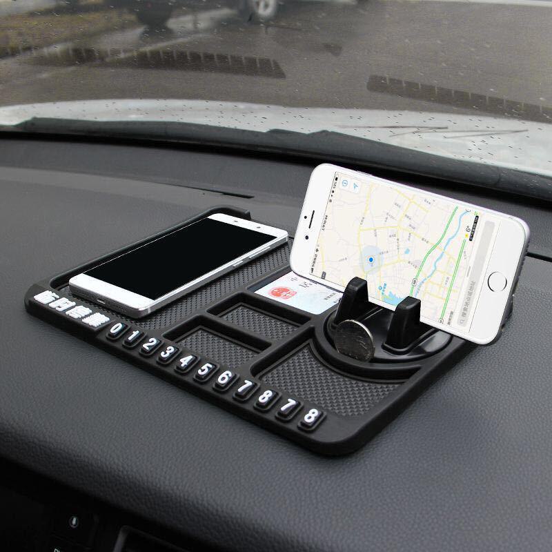 Multi-Function Anti-Skid Car Phone Mat & Navigation Bracket