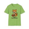 Unisex Softstyle T-Shirt Orange Tabby Kitten Funny Soy Dramatic Cartoon Tee
