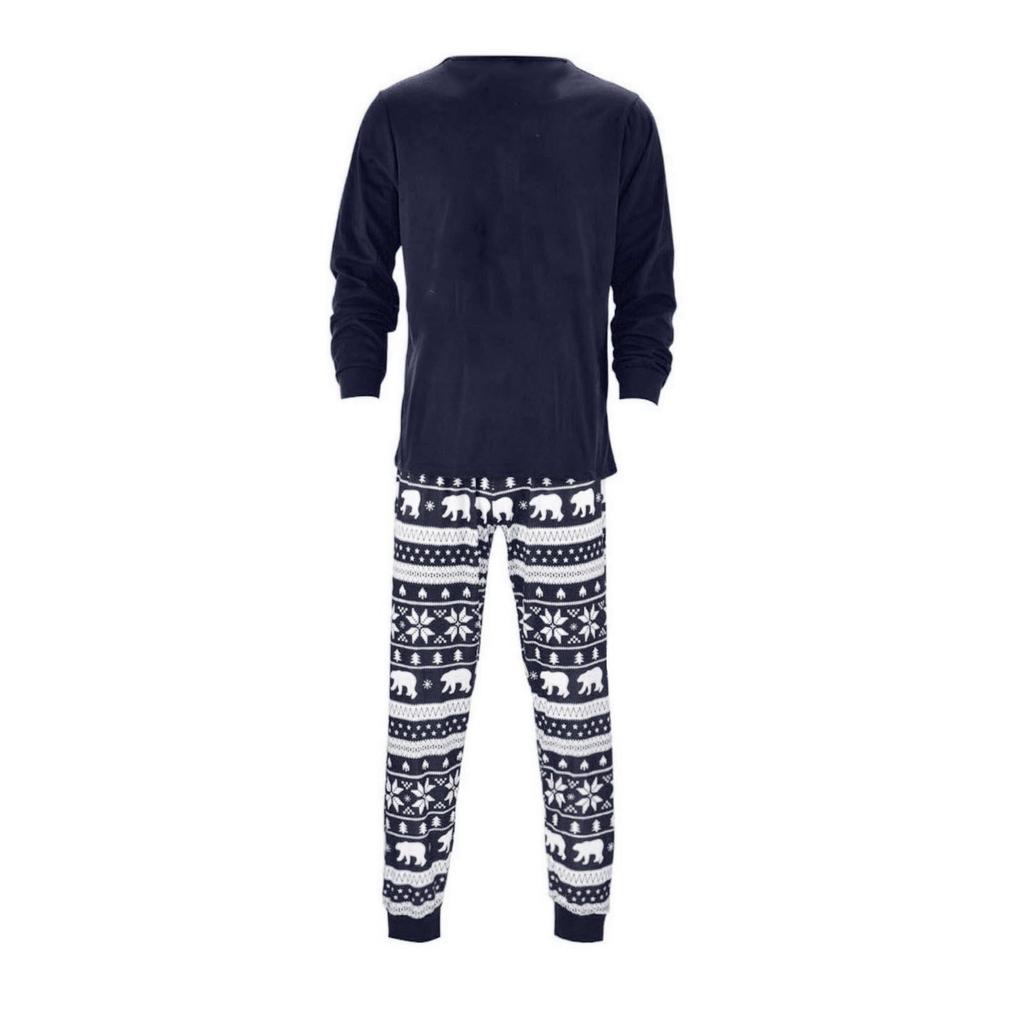 Christmas Prints Family Matching Long Sleeve Tops+Pants Set Family Matching Sets