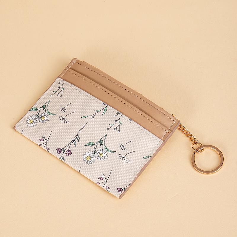 Zipper Women Coin Purse Genuine Leather Key Wallet Multifunction Zipper Lady Coin Wallet