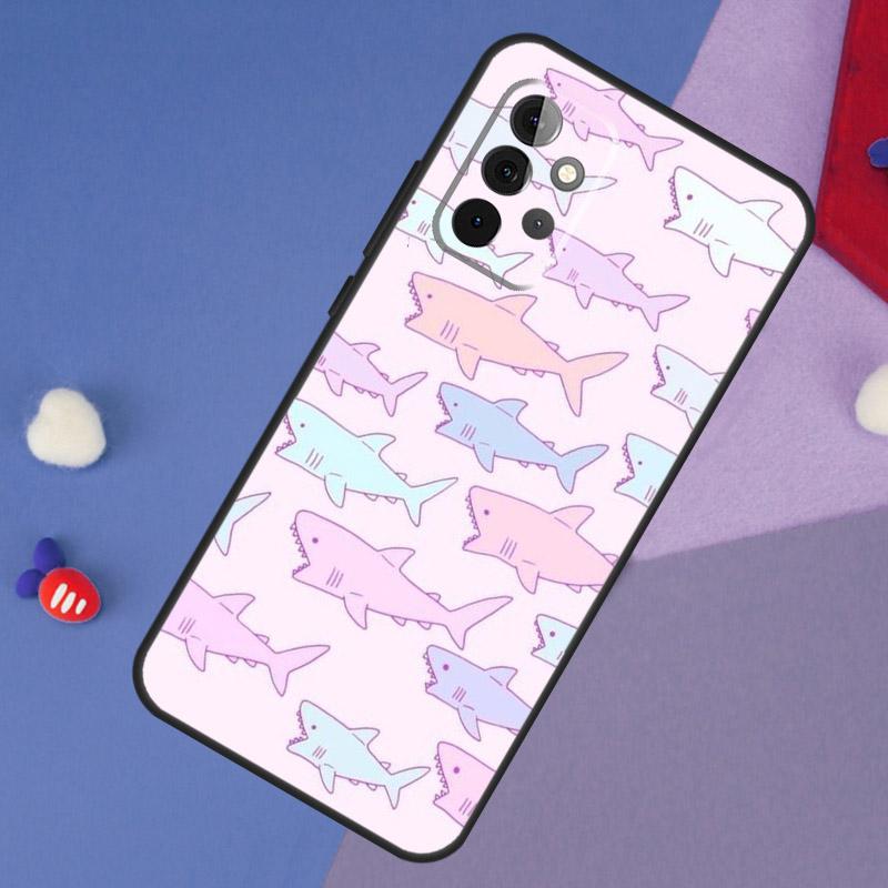 Чехол-Акула Зуб Рыбы для Samsung Galaxy A55 A35 A32 A12 A22 A52 A06 A54 A34 A14 A56 A36 A26 A16 A13 A53 A15