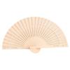 Vintage Bamboo Folding Fan Engraved Hollow Wooden Fan New Hand Held Fan  Women