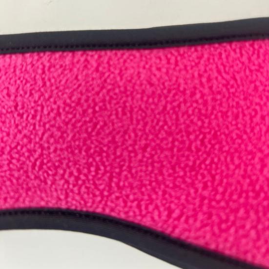 Ponytail Headband for Jogging Winter Polar Fleece Earmuffs Anti-slip Ear Protection High Elasticity Running Headband Outdoor Travel Accessory