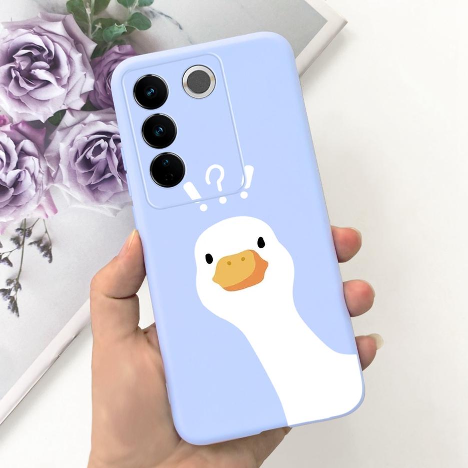 Чехол для Vivo V27 Чехол для Vivo V27e V2237 Милый Модный Расписной Чехол Мягкий Силиконовый Чехол для Телефона Для Vivo V27 Pro V 27 V27e Задняя Крышка Сумки