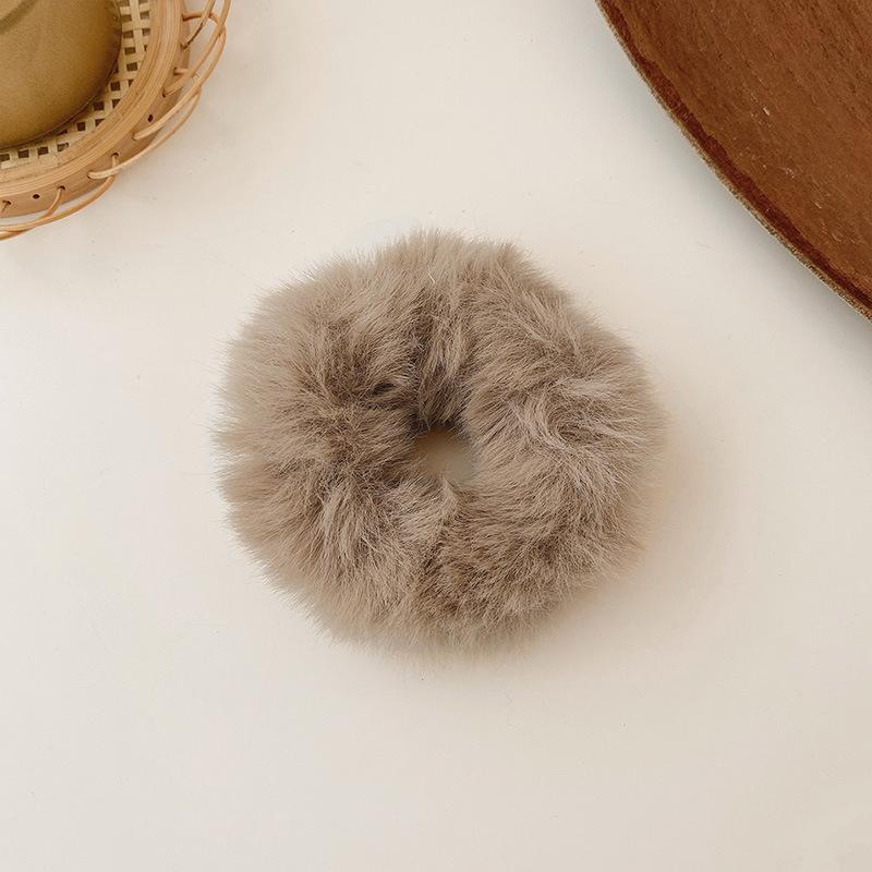 Аксессуары для резинок для волос, большие резинки для волос, однотонные эластичные резинки для волос для женщин, темпераментная прическа с хвостиком