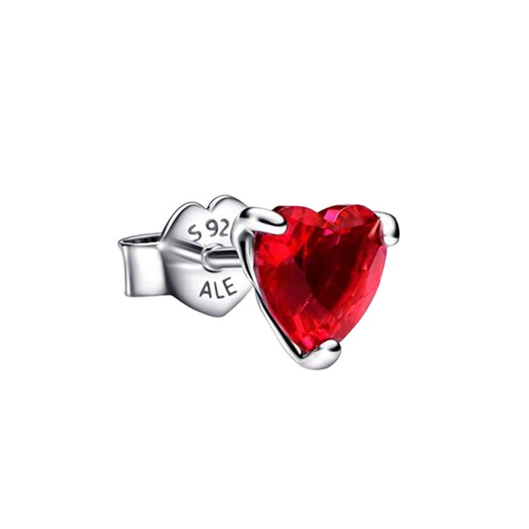 Pandora Fashionable Personality Trendy 925 Silver Glass Earrings Women earrings 292549C01