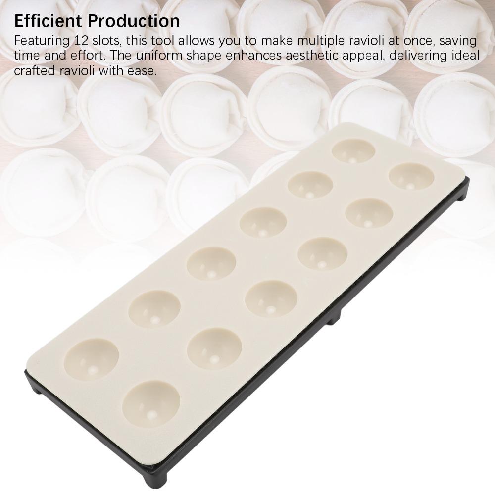 12 Holes Ravioli Maker Press Aluminum Alloy ABS Ravioli Stamp Maker Cutter DIY Cooking