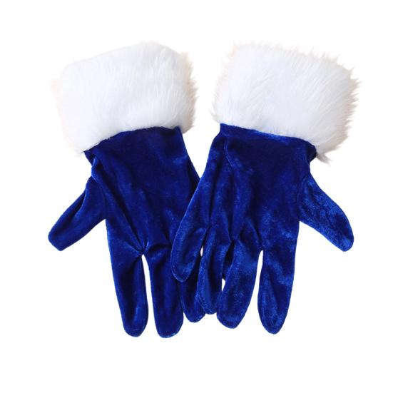 Короткие ретро бархатные перчатки женские оперные перчатки с пушистыми белыми манжетами длиной до запястья перчатки с пальцами для рождественского костюма свадьбы чаепития банкета танцев