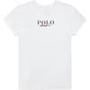 Polo Solid Logo Letter Футболка с коротким рукавом Женская футболка Белая 211847078-001