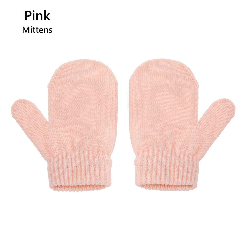 1-4 года Зимняя шапка-бини с флисовой подкладкой и ушками, Детская шапка, Комплект перчаток, Шапка с помпоном, Варежки