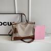 Large Capacity Canvas Summer Luxury Versatile Crossbody Bag for Work, Commuter Tote Bag, Outward Handbag