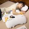 Новые Плюшевые Игрушки Кошка с Улыбкой в Аниме Стиле Уютные Ткани 3 Цвета Подушка-плед Котёнок Мягкая Упругая Подушка для Сна Милый Декор для Дома
