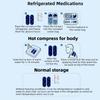Oxford Cloth Insulin Cooling Bag Waterproof Insulin Vial Storage Case Insulin Cooler Bag  Travel