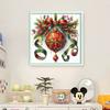 Full Embroidery Eco-cotton Thread 11CT Printed Xmas Cross Stitch Kit Art 40x40cm