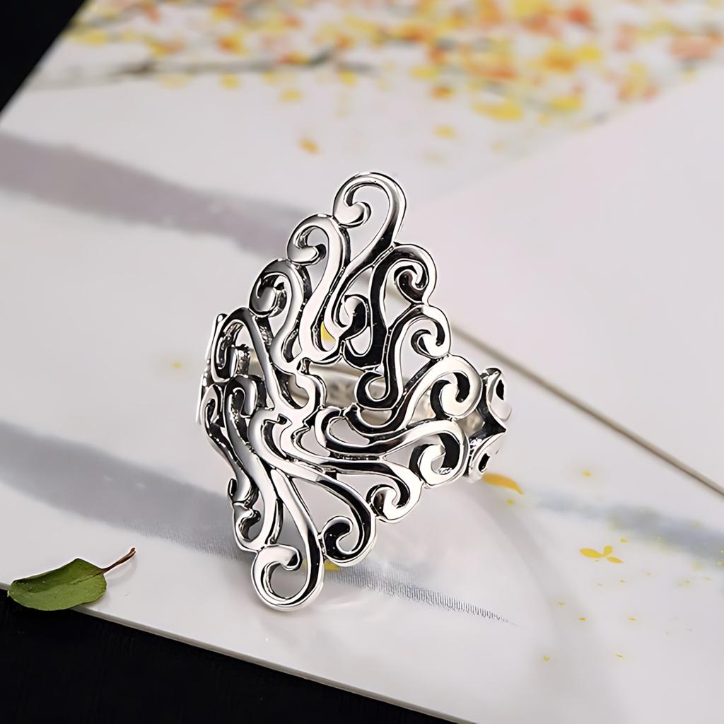 Sam Panda Кольца 925 пробы для женщин Простые Геометрические Ручной работы Неправильные Ретро Кольцо Золотой Циркон Аллергия Для Подарка на День Рождения