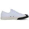 Converse Кеды Jack Purcell с круглым носком, удобные, теплые, нескользящие, износостойкие, низкие, унисекс, белые, 157414C