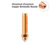 Chromium Zirconium Copper Bimetallic Nozzle For Elegoo Centauri 0.2/0.4/0.6/0.8mm Centauri Carbon Hotend Nozzles 3D Printer Part