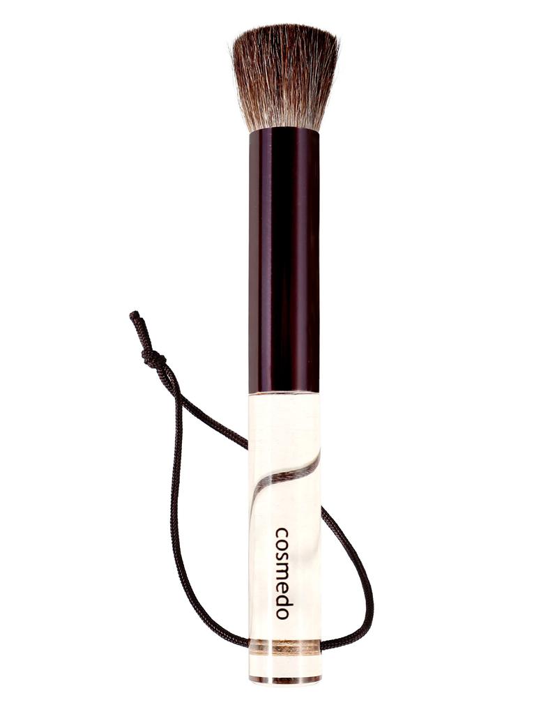 Takumi no Makeup Brush Cosmedo Kumano Brush Facial Cleansing Brush for and Nose T-Zone (Natural Hair 100% Horsehair) (Brown)