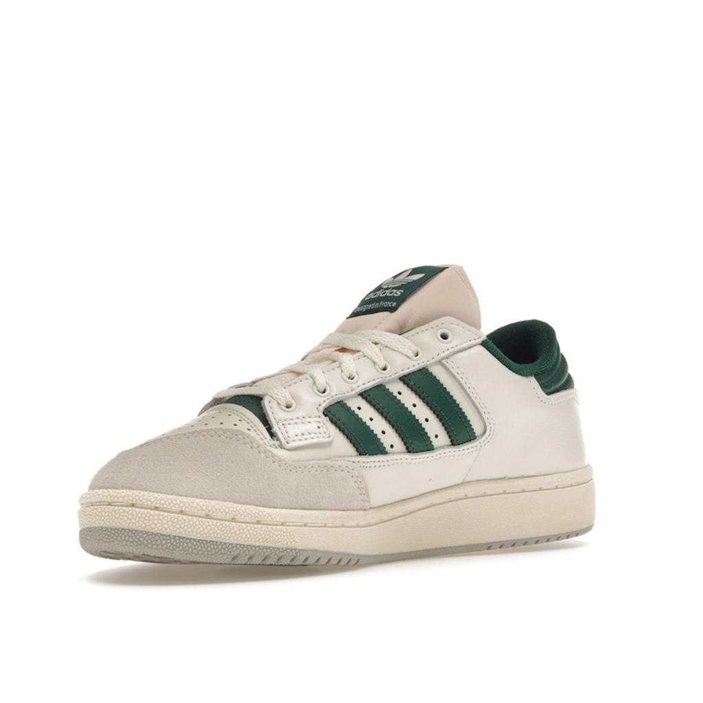 Adidas Бело-зеленые кроссовки унисекс Centennial 85 Low Cloud GX2214