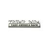 1Pc Car Stickers Trump 2025 Take America Back Car Body Emblem Badge Decor Decal Universal Auto Exterior Styling Accessories