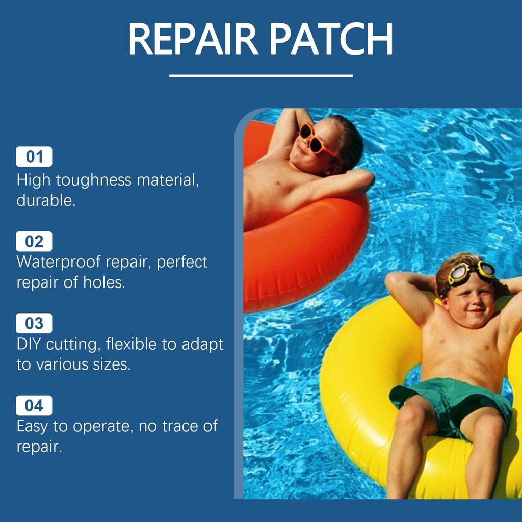 Комплект для бассейна, плавательный круг, надувная палатка с защитой от утечек, прозрачный водонепроницаемый клей
