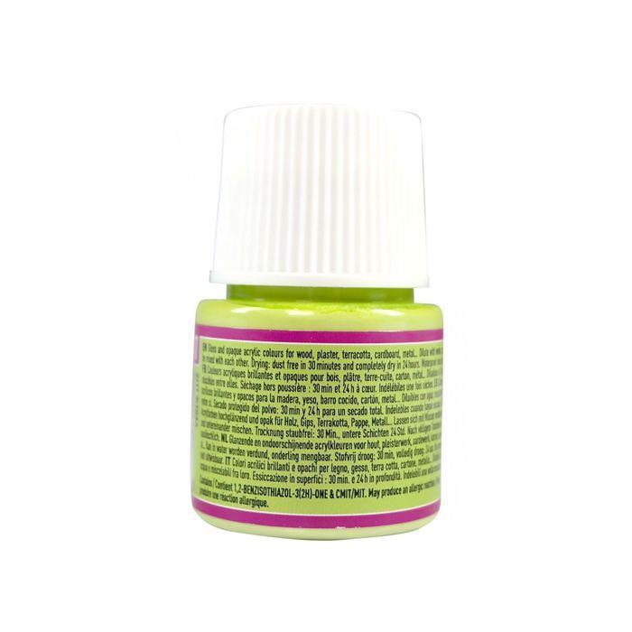 Acrylic Paint - Pébéo - P.BO Déco - Light Green - Glossy - 45ml